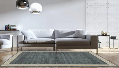 Dynamic Rugs Yazd 1770 Blue Grey Traditional Machine-Made Rug