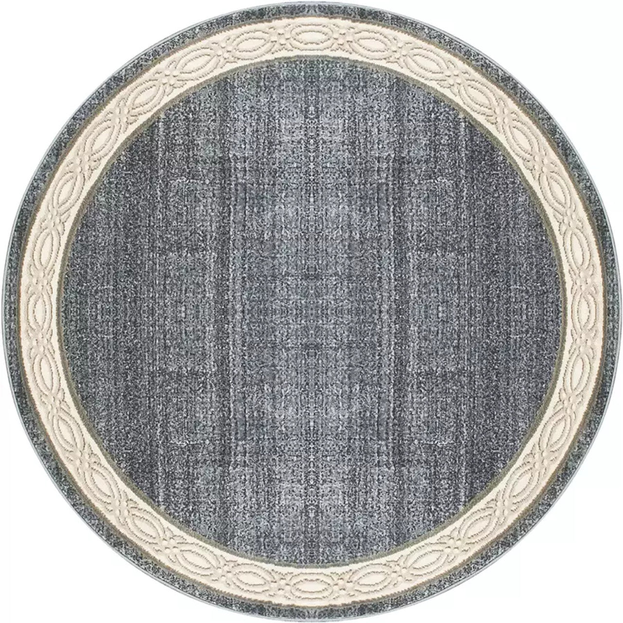 Dynamic Rugs Yazd 1770 Blue Grey Traditional Machine-Made Rug