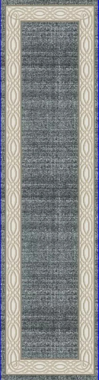 Dynamic Rugs Yazd 1770 Blue Grey Traditional Machine-Made Rug