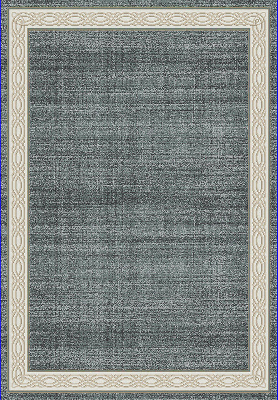 Dynamic Rugs Yazd 1770 Blue Grey Traditional Machine-Made Rug