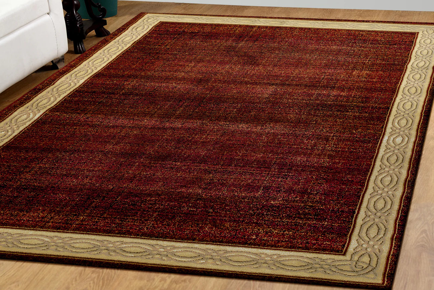 Dynamic Rugs Yazd 1770 Red Contemporary Machine-Made Rug
