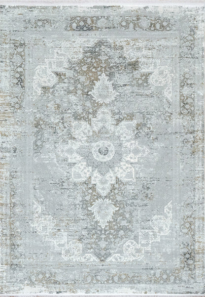 Dynamic Rugs Ruby 2161 Grey Transitional Machine-Made Rug