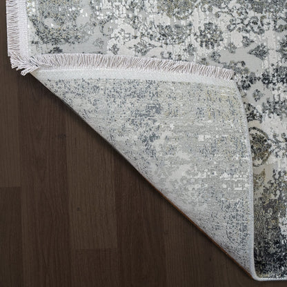 Dynamic Rugs Ruby 2162 Ivory Grey Modern Machine-Made Rug