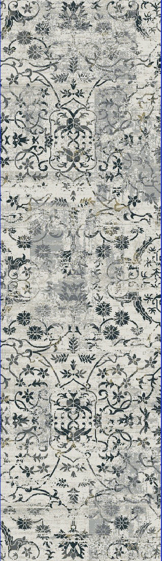 Dynamic Rugs Quartz 25010 Light Grey Traditional Machine-Made Rug