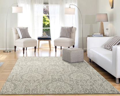 Dynamic Rugs Quartz 27020 Light Grey Traditional Machine-Made Rug