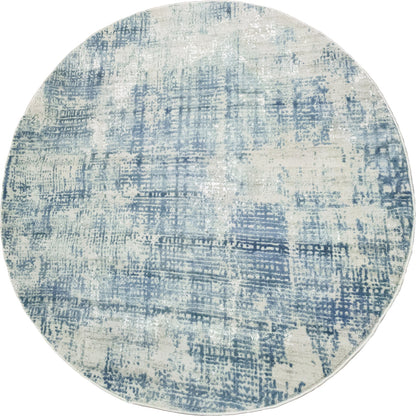 Dynamic Rugs Quartz 27035 Blue Traditional Machine-Made Rug