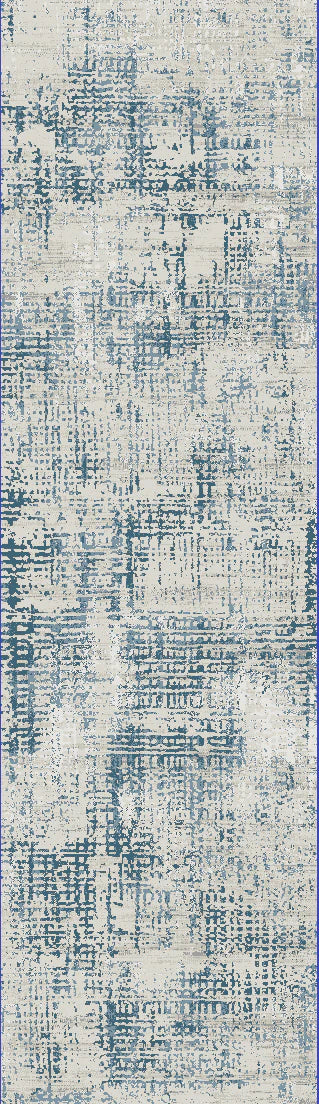 Dynamic Rugs Quartz 27035 Blue Traditional Machine-Made Rug