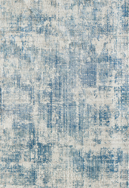 Dynamic Rugs Quartz 27035 Blue Traditional Machine-Made Rug