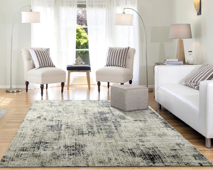 Dynamic Rugs Quartz 27035 Grey Traditional Machine-Made Rug