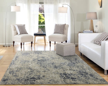Dynamic Rugs Quartz 27040 Light Beige Grey Traditional Machine-Made Rug