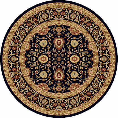 Dynamic Rugs Yazd 2803 Black Traditional Machine-Made Rug