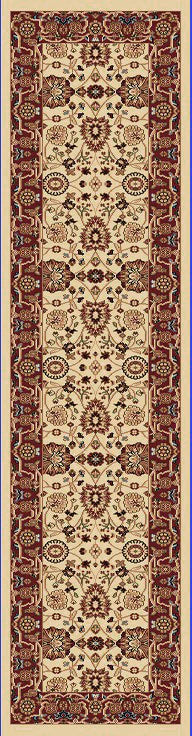 Dynamic Rugs Yazd 2803 Cream Red Traditional Machine-Made Rug