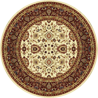 Dynamic Rugs Yazd 2803 Cream Red Traditional Machine-Made Rug