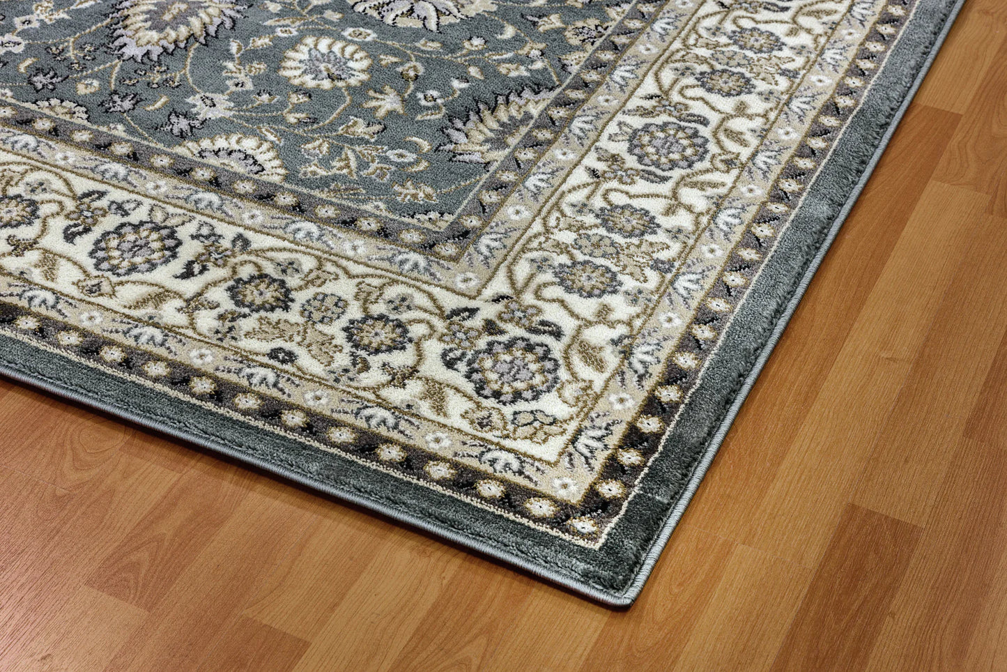 Dynamic Rugs Yazd 2803 Grey Ivory Traditional Machine-Made Rug