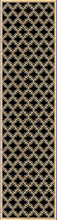 Dynamic Rugs Yazd 2816 Black Contemporary Machine-Made Rug