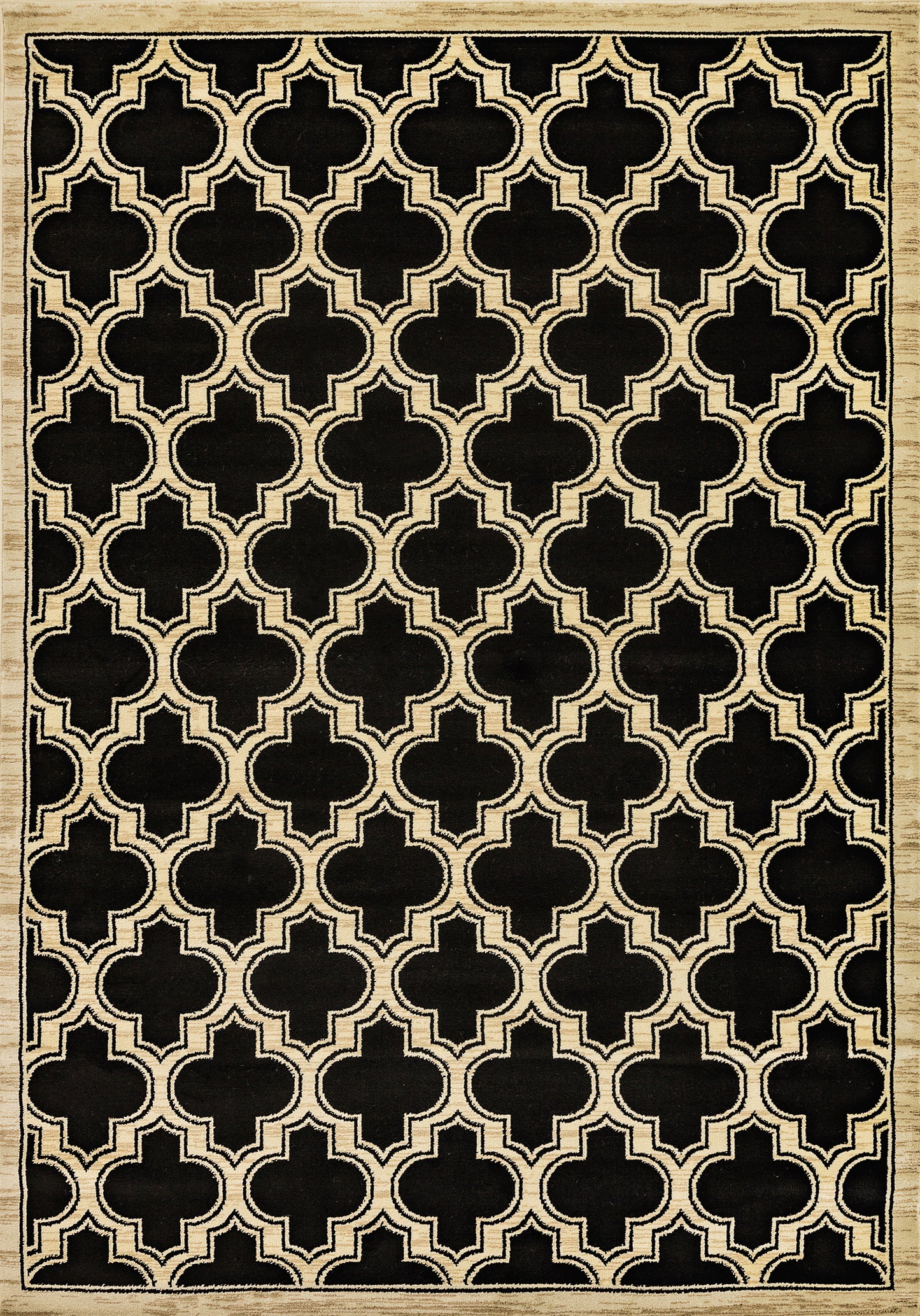 Dynamic Rugs Yazd 2816 Black Contemporary Machine-Made Rug