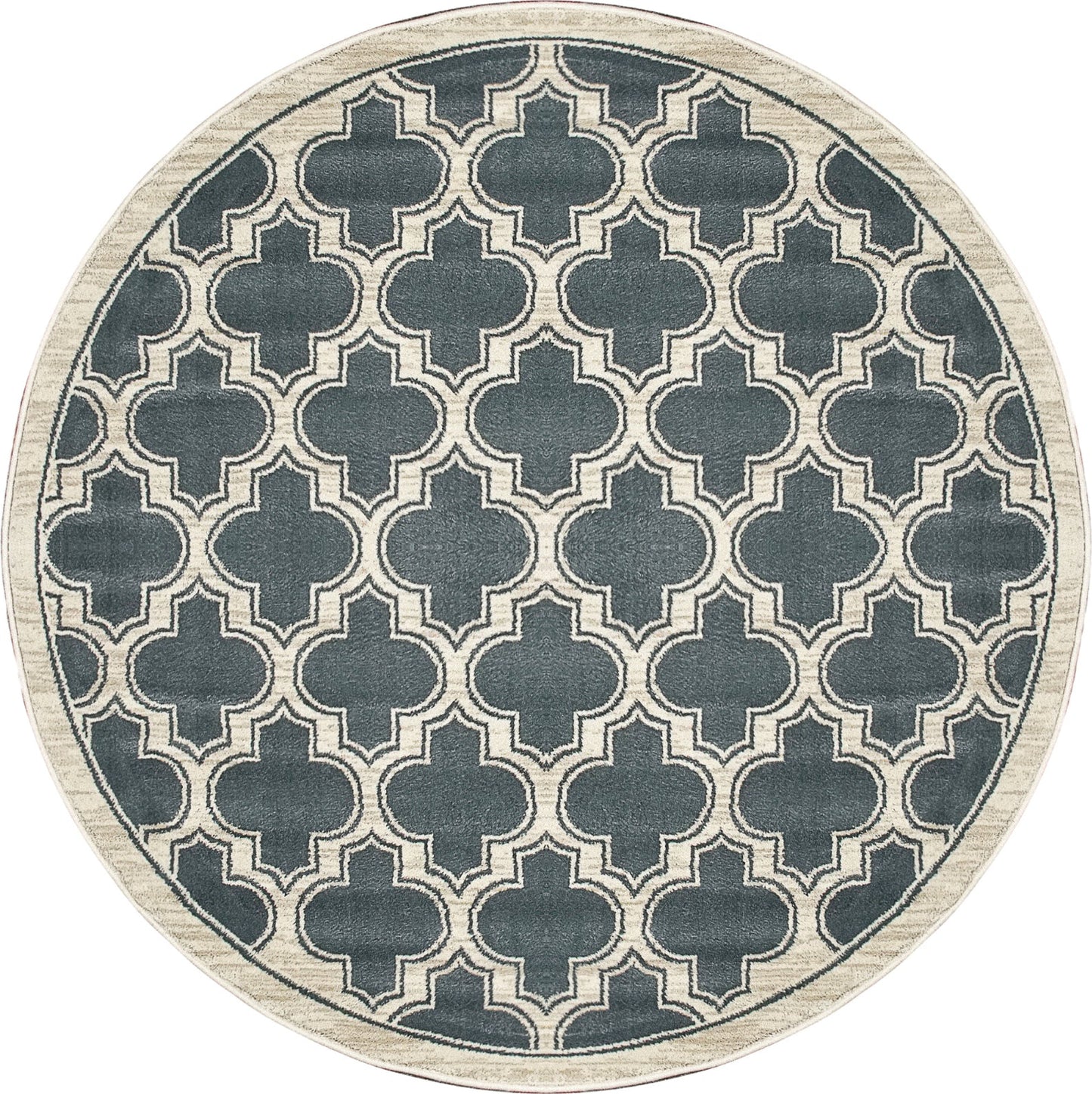 Dynamic Rugs Yazd 2816 Blue Ivory Traditional Machine-Made Rug
