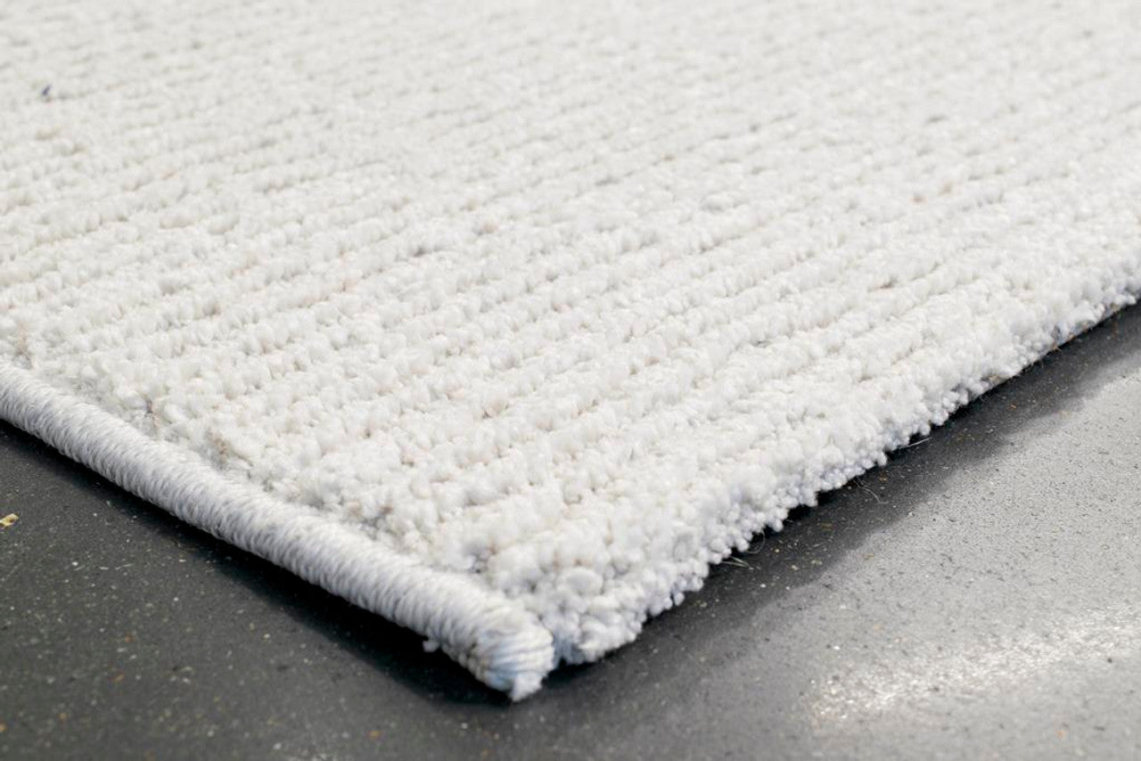 Dynamic Rugs Quin 41008 Ivory   Solid Machine-Made Rug