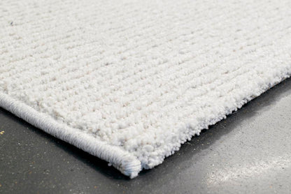 Dynamic Rugs Quin 41008 Ivory   Solid Machine-Made Rug