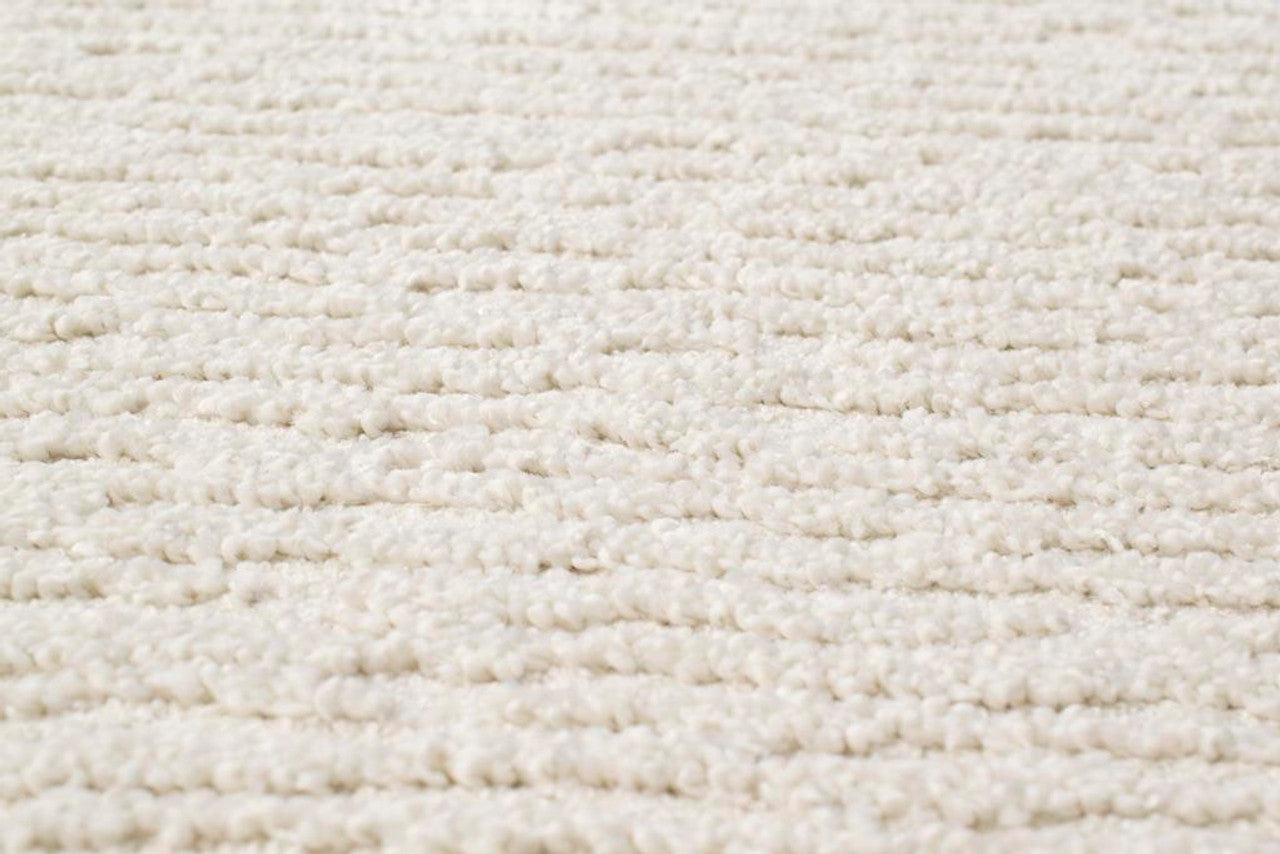 Dynamic Rugs Quin 41008 Ivory   Solid Machine-Made Rug