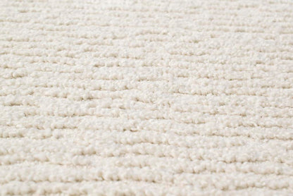 Dynamic Rugs Quin 41008 Ivory   Solid Machine-Made Rug