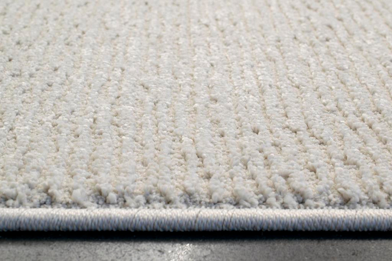 Dynamic Rugs Quin 41008 Ivory   Solid Machine-Made Rug