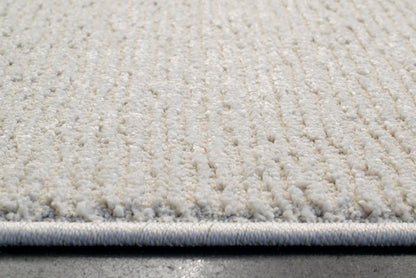 Dynamic Rugs Quin 41008 Ivory   Solid Machine-Made Rug