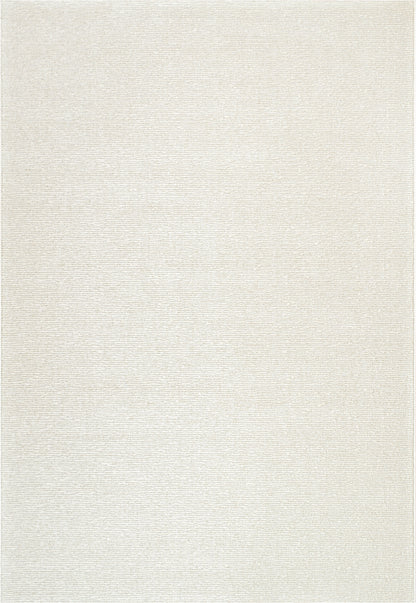 Dynamic Rugs Quin 41008 Ivory   Solid Machine-Made Rug