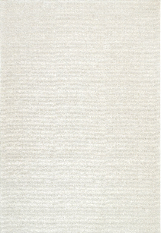 Dynamic Rugs Quin 41008 Ivory   Solid Machine-Made Rug