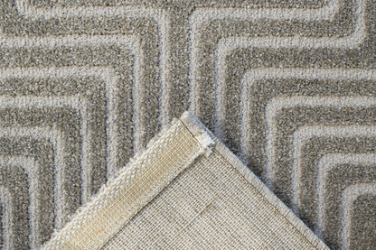 Dynamic Rugs Quin 41009 Grey   Modern Machine-Made Rug