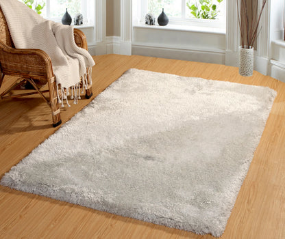 Dynamic Rugs Luxe 4201 Grey Solid Handmade Rug