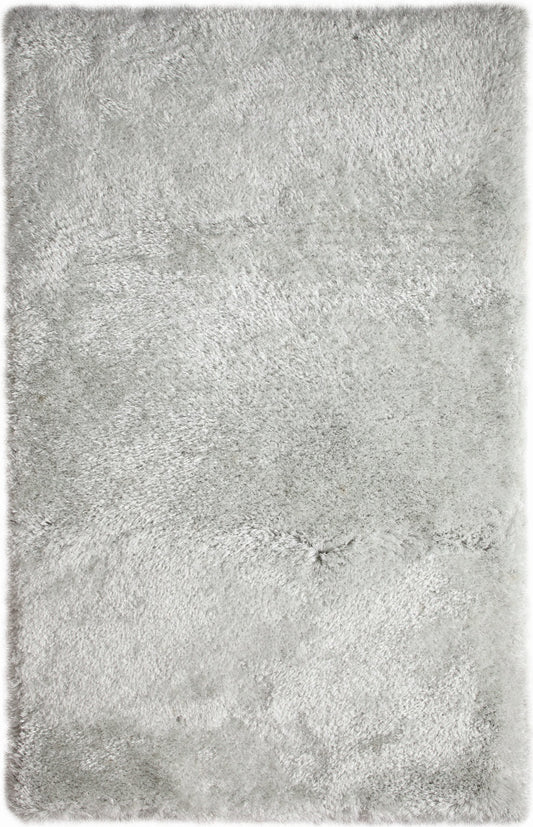 Dynamic Rugs Luxe 4201 Grey Solid Handmade Rug