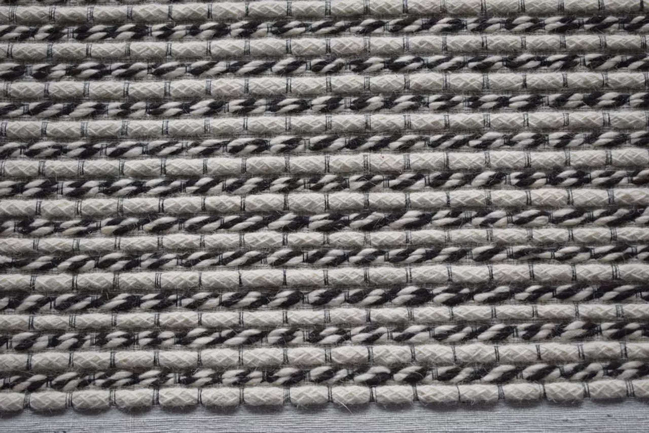 Dynamic Rugs Vici 4620 Ivory Black Modern Handmade Rug