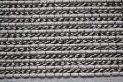 Dynamic Rugs Vici 4620 Ivory Black Modern Handmade Rug