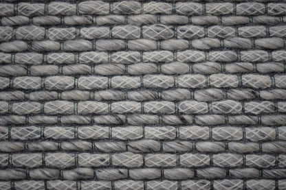 Dynamic Rugs Vici 4622 Ivory Light Grey Black Modern Handmade Rug