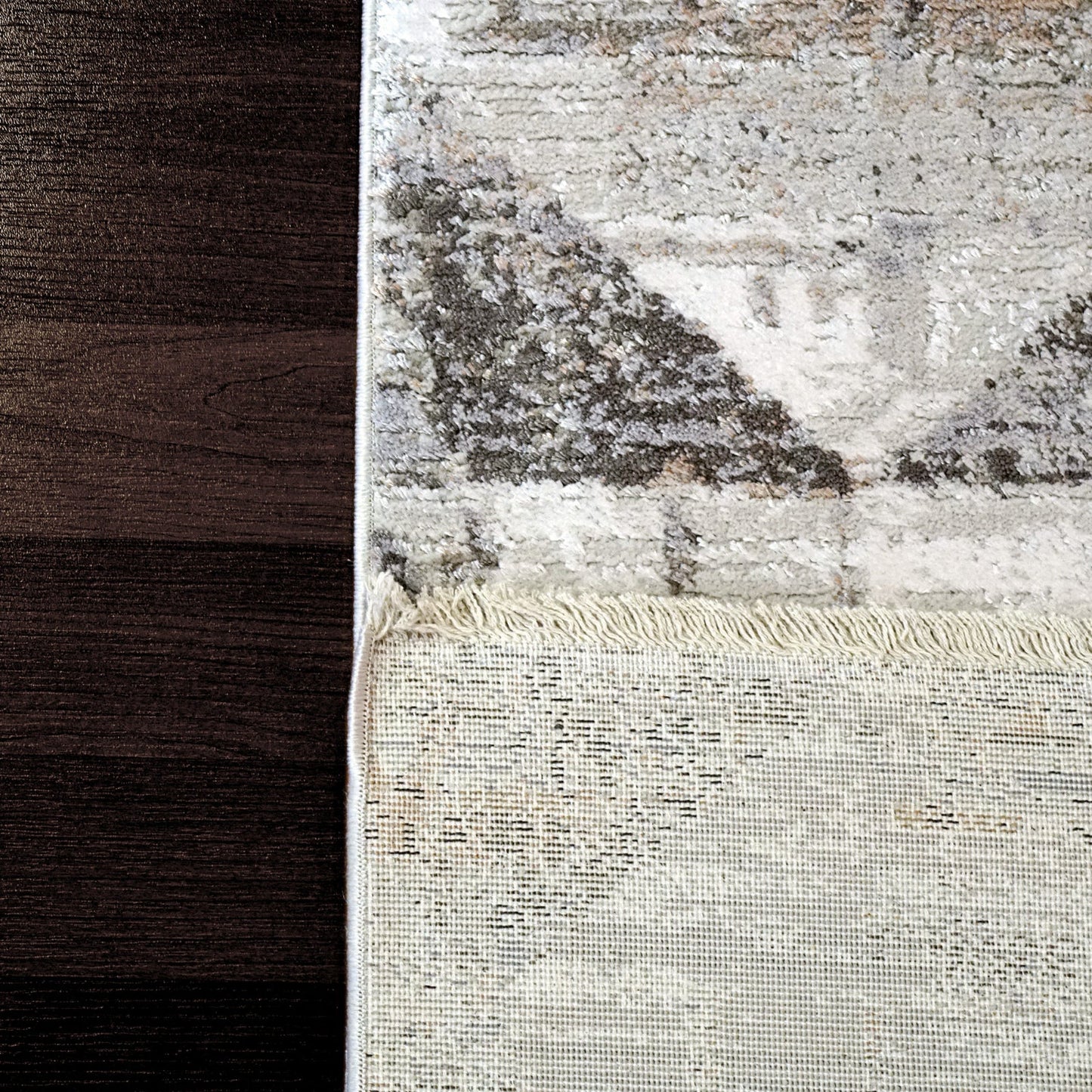 Dynamic Rugs Refine 4631 Beige Cream Slate Contemporary Machine-Made Rug