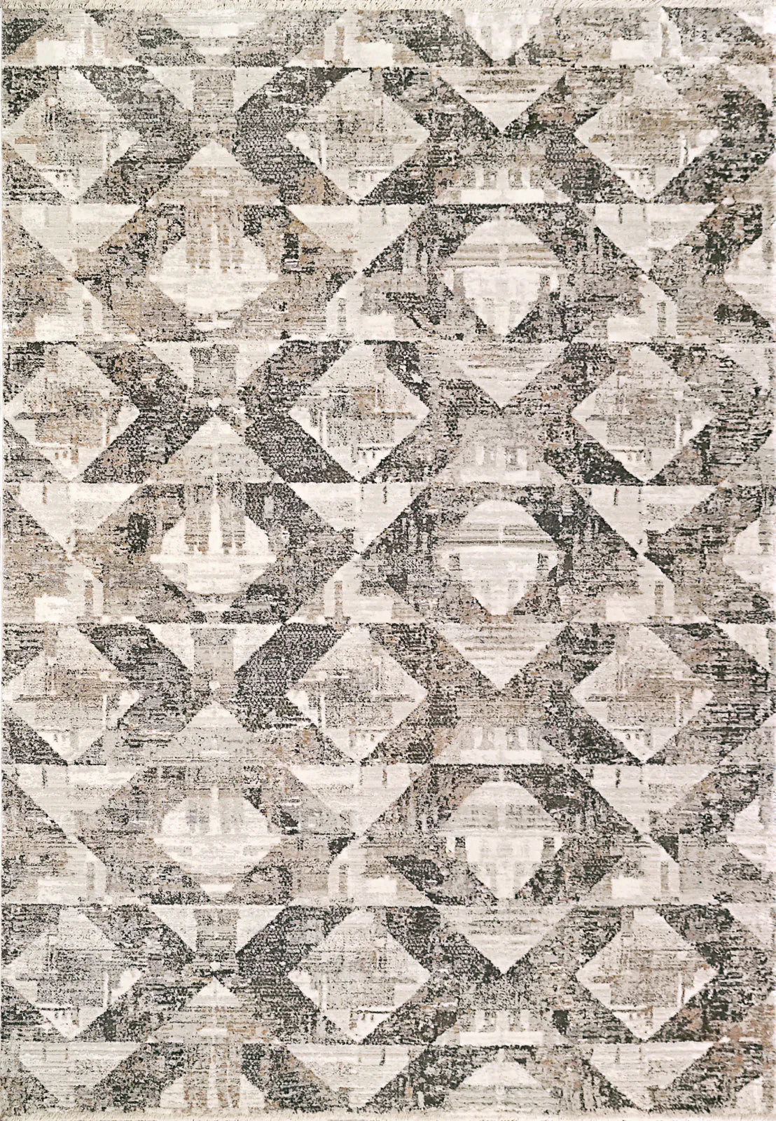 Dynamic Rugs Refine 4631 Beige Cream Slate Contemporary Machine-Made Rug