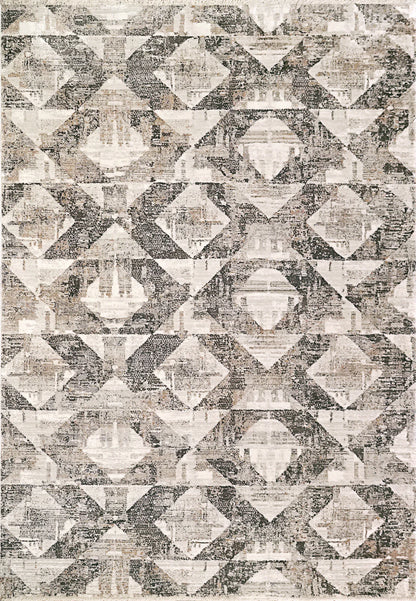 Dynamic Rugs Refine 4631 Beige Cream Slate Contemporary Machine-Made Rug