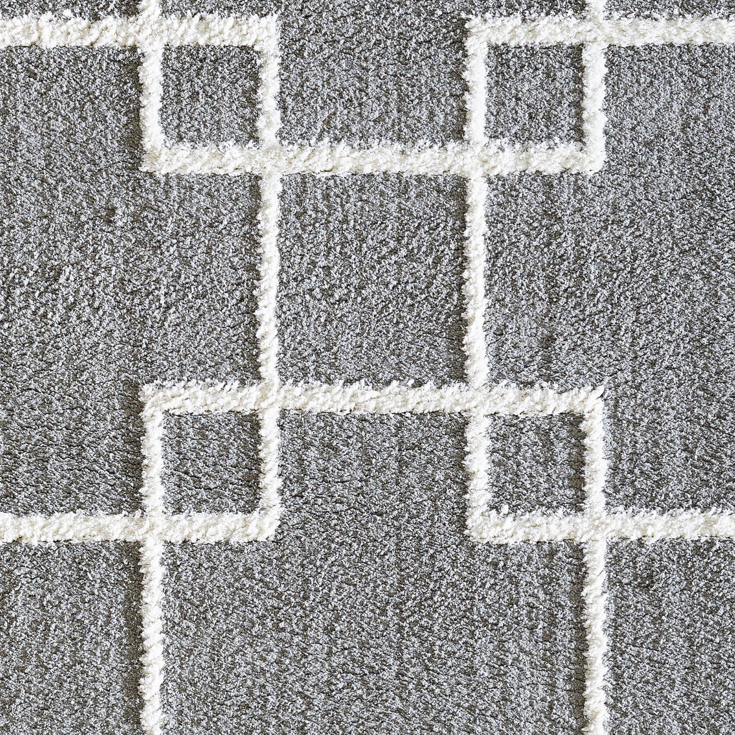Dynamic Rugs Silky Shag 5901 Silver Contemporary Machine-Made Rug