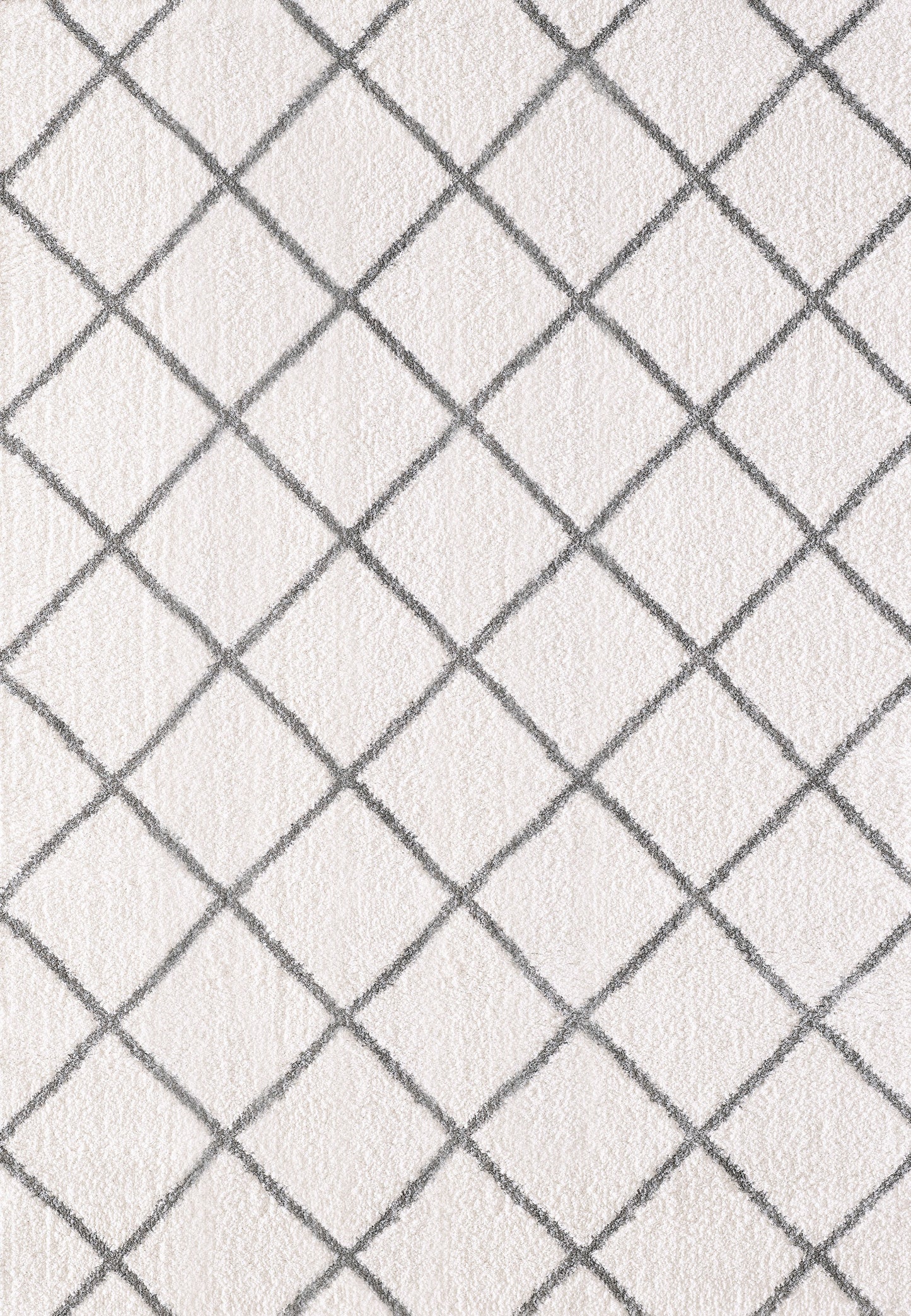 Dynamic Rugs Silky Shag 5920 Ivory Silver Contemporary Machine-Made Rug