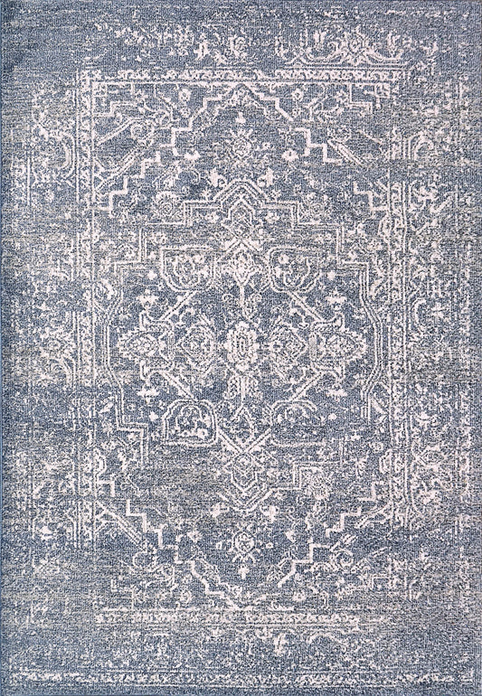 Dynamic Rugs Soma 6191 Denim Ivory  Transitional Machine-Made Rug