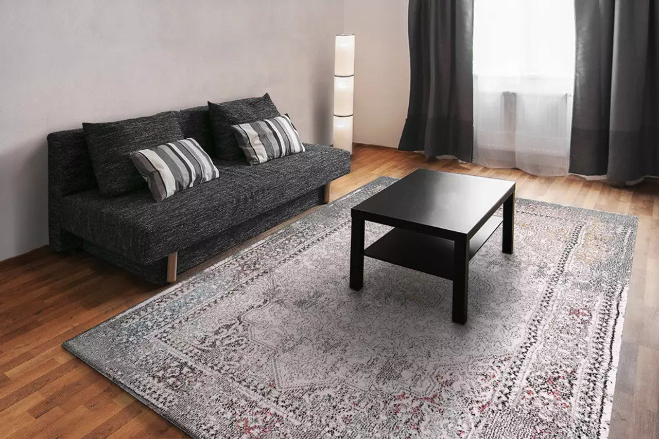 Dynamic Rugs Soma 6194 Ivory Grey Multi  Transitional Machine-Made Rug
