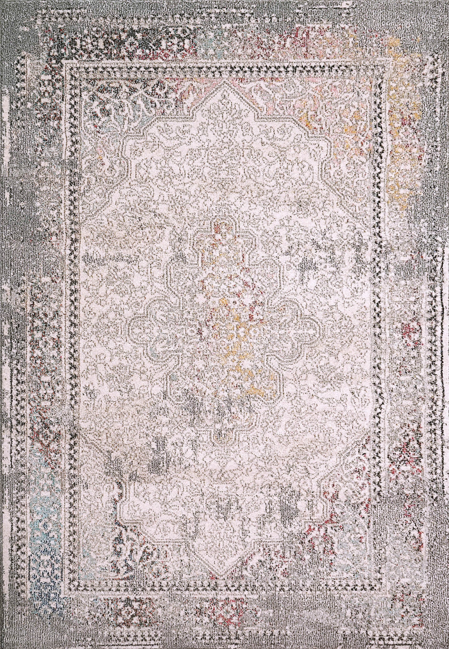 Dynamic Rugs Soma 6194 Ivory Grey Multi  Transitional Machine-Made Rug