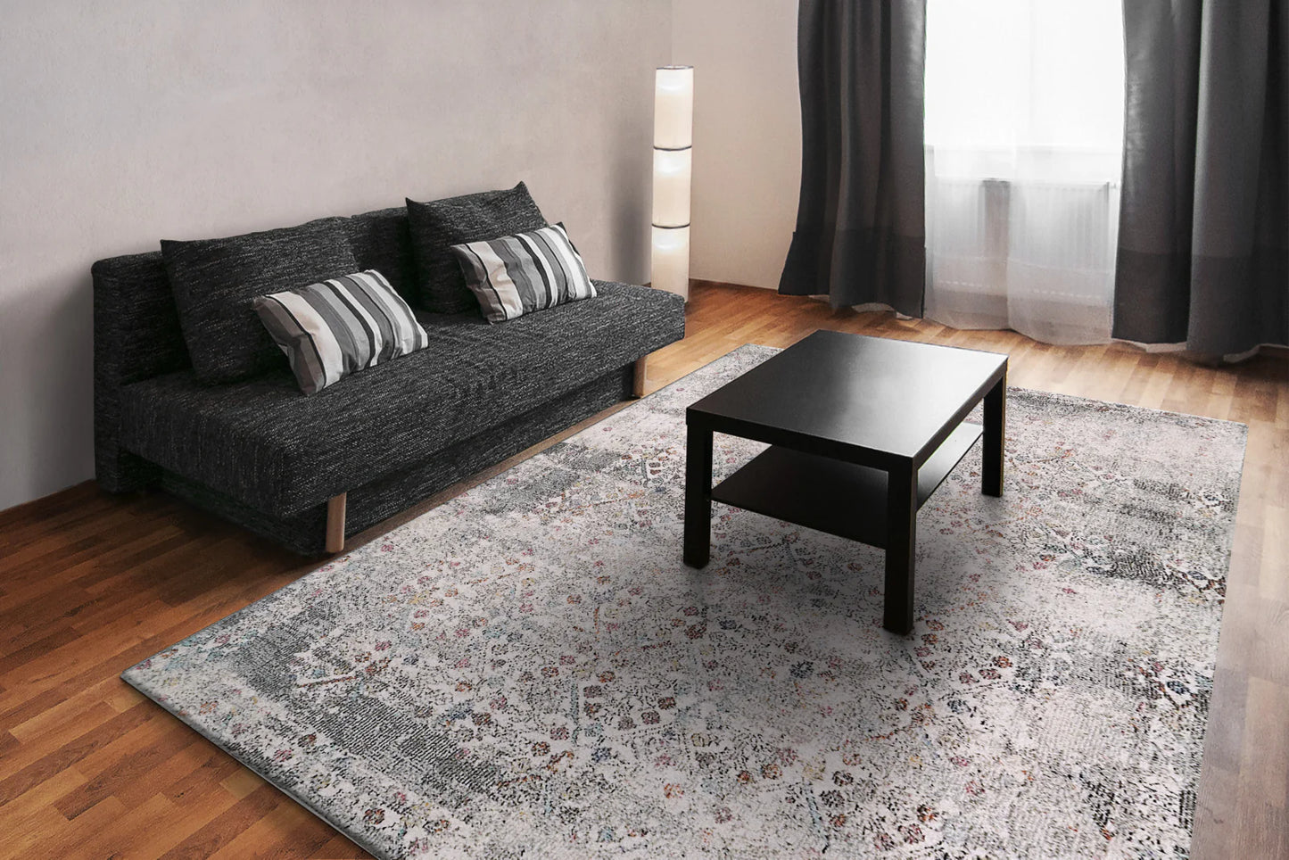 Dynamic Rugs Soma 6195 Grey Multi  Transitional Machine-Made Rug