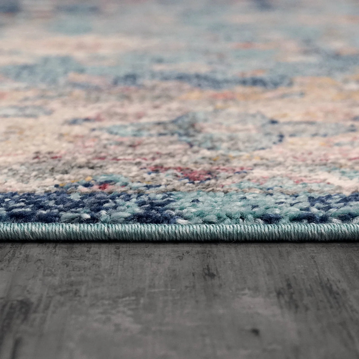 Dynamic Rug 215027 Dynamic Rugs Soma 6197 Blue Multi Transitional Machine-Made Rug ...