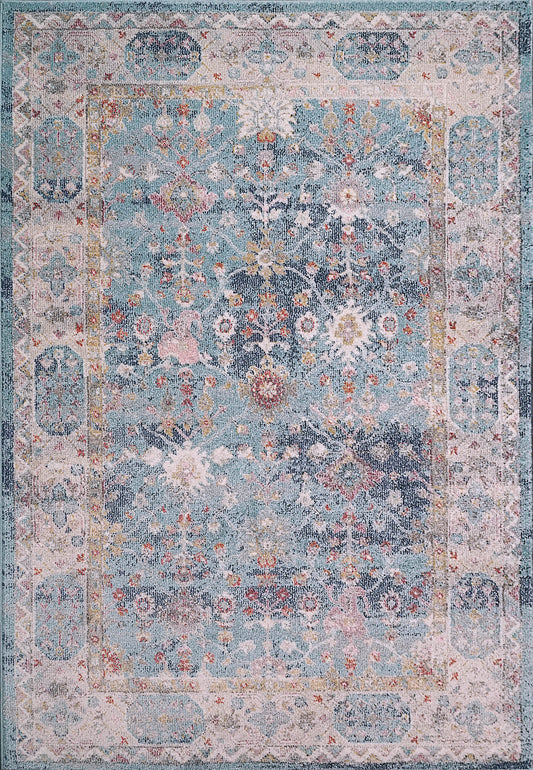 Dynamic Rugs Soma 6197 Blue Multi  Transitional Machine-Made Rug