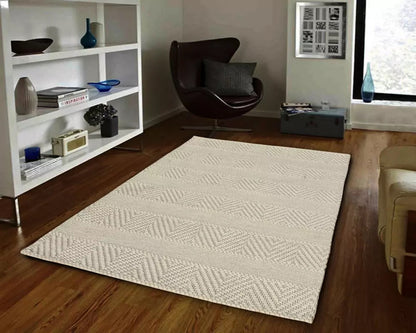 Dynamic Rugs Grove 6211 Ivory Modern Handmade Rug