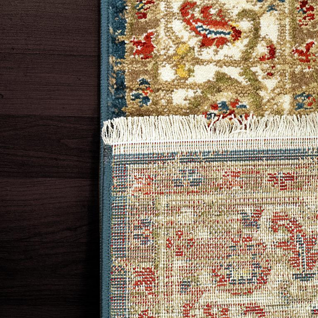 Dynamic Rugs Juno 6882 Navy Red Transitional Machine-Made Rug