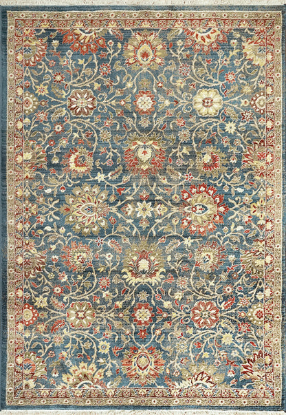 Dynamic Rugs Juno 6883 Navy Transitional Machine-Made Rug