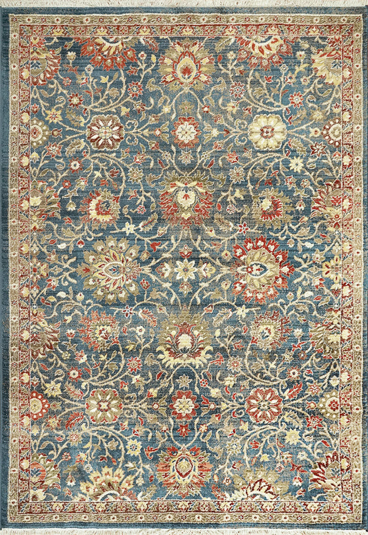 Dynamic Rugs Juno 6883 Navy Transitional Machine-Made Rug